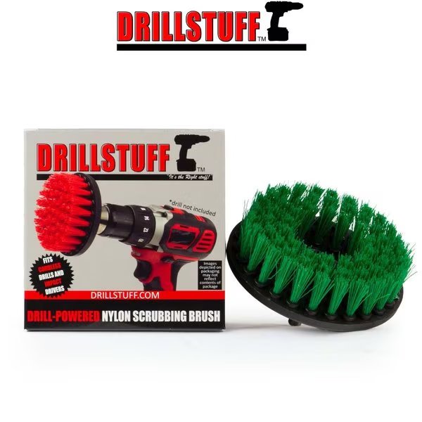 Drill Brush - Cleaning Supplies - Kitchen Accessories - Mold Remover, Drillstuff, Mfr#: 5in-S-G-H-DS