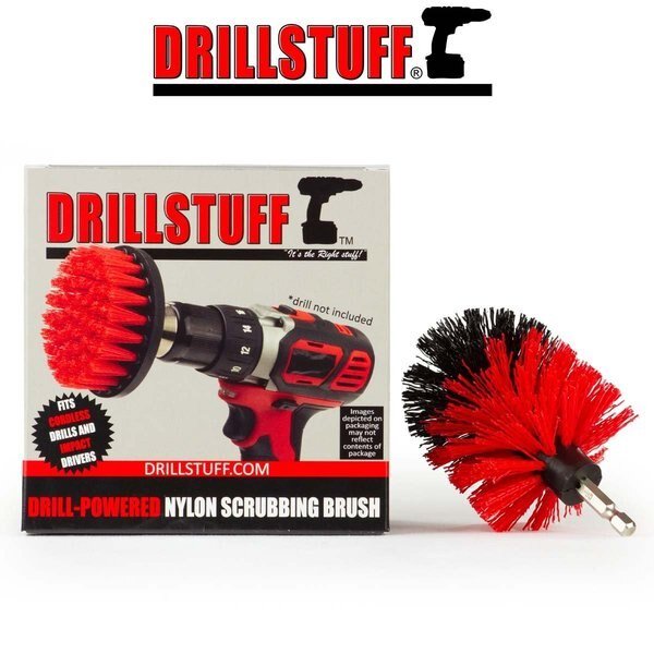 Outdoor - Cleaning Supplies - Mini - Drill Brush - Algae - Bird Bath, Drillstuff, Mfr#: R-M-QC-DS