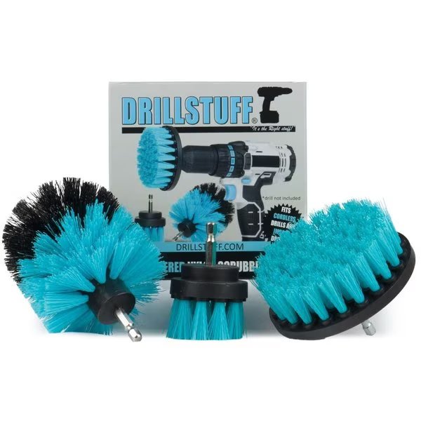 Cleaning Supplies - Swimming Pool - Scrub Brush - Pool - Hot Tub - Spa, Drillstuff, Mfr#: U-S-42O-QC-DS
