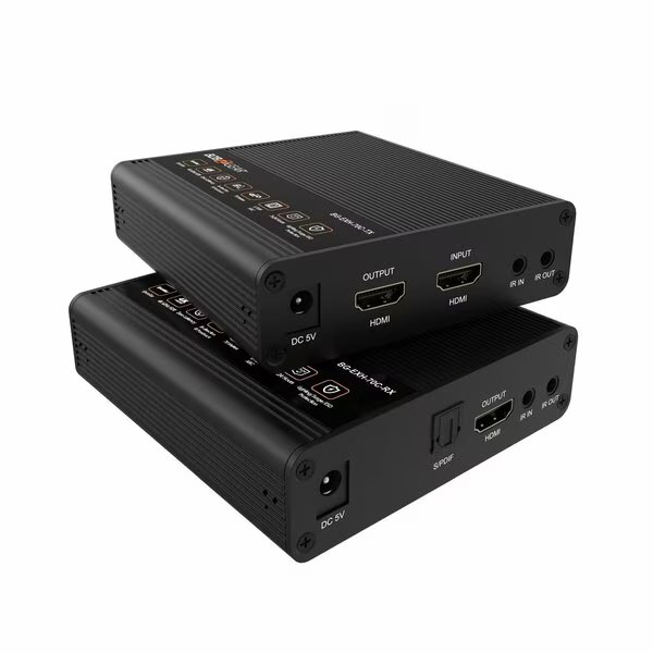 4K UHD HDMI Extender with Bi-directional IR and Zero Latency up to 230ft, Bzbgear, Mfr#: BG-EXH-70C