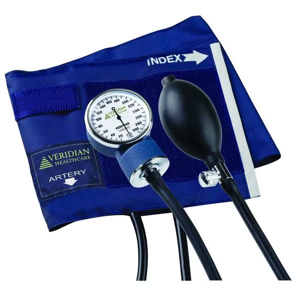 Heritage Latex-Free Aneroid Sphygmomanometer, Child, Veridian Healthcare, Mfr#: 02-1083