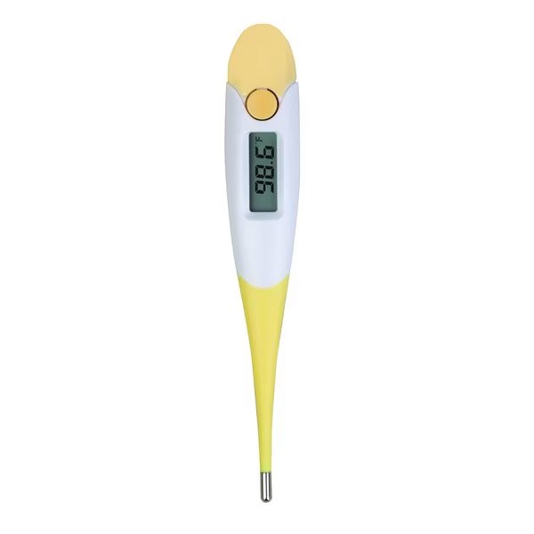 10-Second Flexible Tip Digital Thermometer With Beeper, Memory & Fever Alarm  NEW, Veridian Healthcare, Mfr#: 08-519