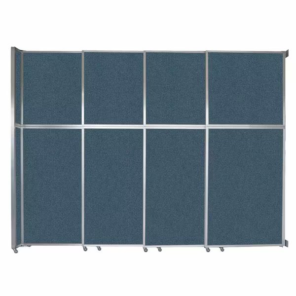 Operable Wall Sliding Room Divider 12'8" x 10'3/4" Caribbean Fabric, Versare, Mfr#: 1070273-1