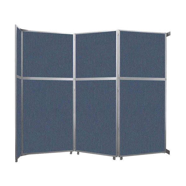 Operable Wall Folding Room Divider 11'9" x 10'3/4" Ocean Fabric, Versare, Mfr#: 1070315-1