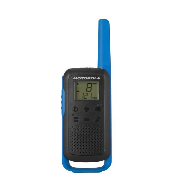 Two-Way Radio Black W/Blue Two-Pack, Motorola Solutions, Mfr#: T270