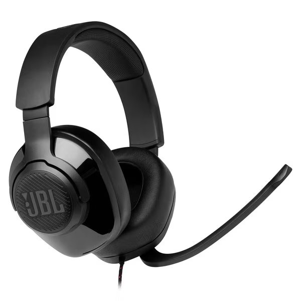 Quantum 200 Wired Over Ear Gaming Headset, Black, Jbl, Mfr#: JBLQUANTUM200BLKAM