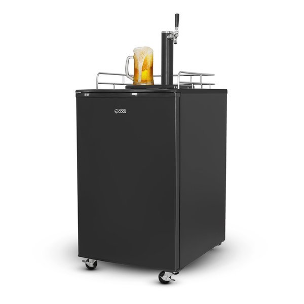 6 Cubic Feet cu. ft. Single Tap Freestanding Kegerator with Adjustable Temperature, Commercial Cool, Mfr#: CCBD10HB