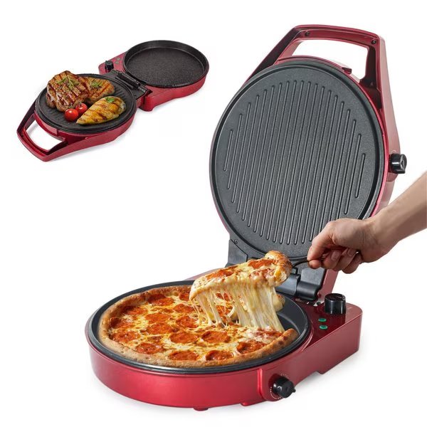 Multifunction Pizza Maker and Indoor Grill, Commercial Chef, Mfr#: CHPG12R