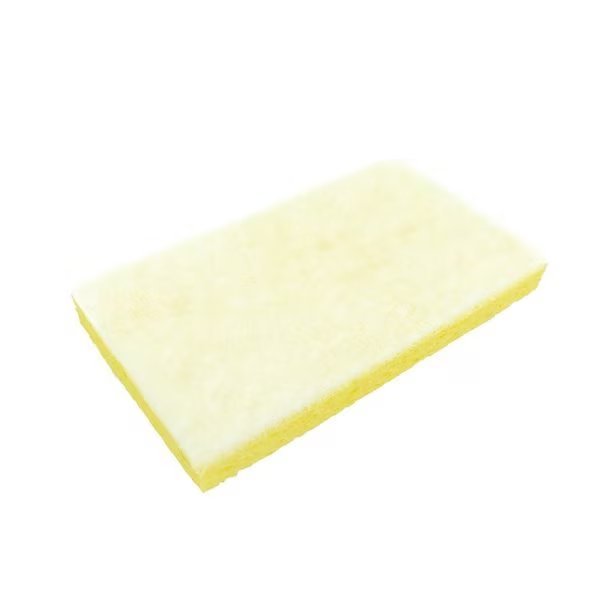 Sponge with Backing Pad  White, World Enterprises, Mfr#: SC400