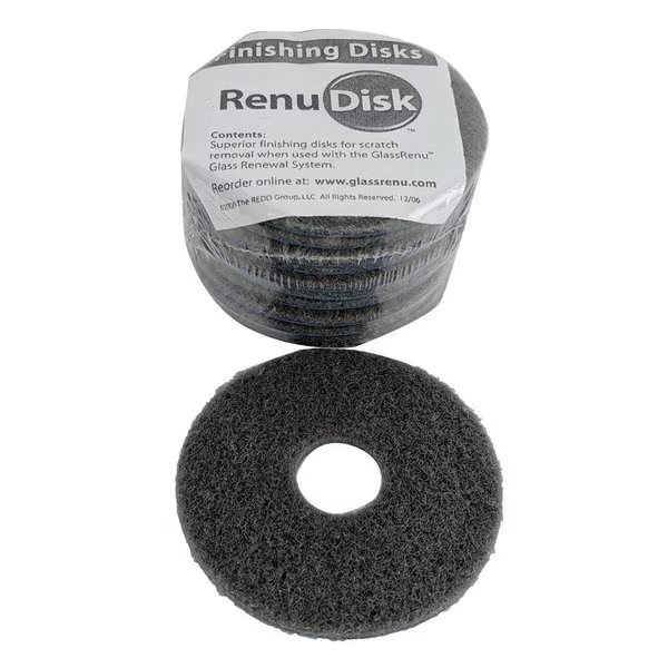 GlassRenu RenuDisks Gray  3 Inch, Glass Renu, Mfr#: 106-4035