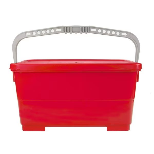 Bucket, 10.5 in H, Red, Pulex, Mfr#: SECC70015-R