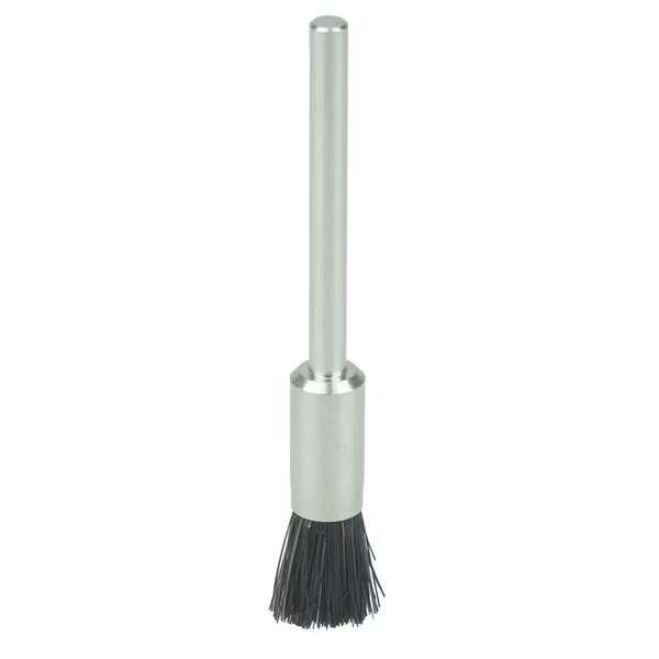 5/16" Miniature End Brush, Stiff Hair Fill, 1/8" Stem, Weiler, Mfr#: 26121