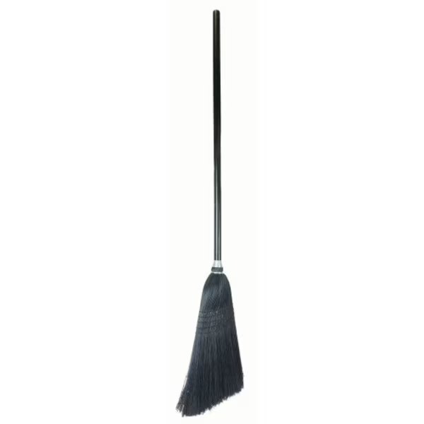 Light Industrial Upright Broom, 100% Black Corn Fill, 56", Weiler, Mfr#: 70304