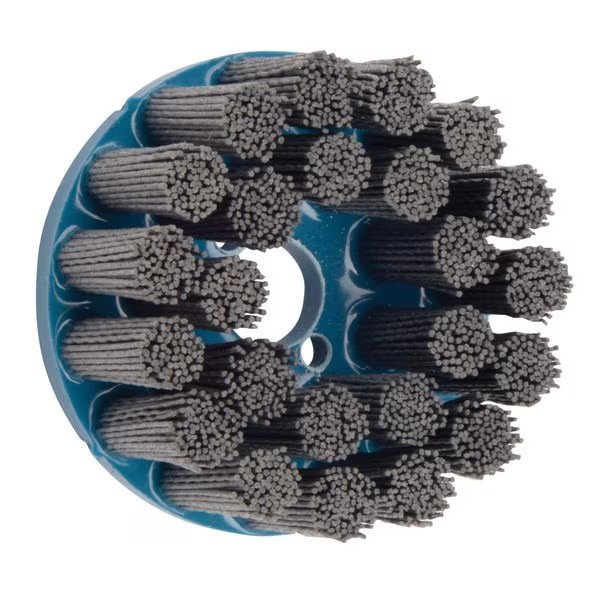 4" Nylox Disc Brush Crimped Filament .040/120SC Fill 7/8" Arbor Hole, Weiler, Mfr#: 85816