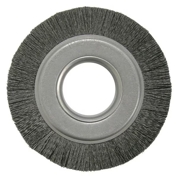 Burr-Rx 6" Crimped Filament Wheel Brush .035/80CG Fill 2" Arbor Hole, Weiler, Mfr#: 86181