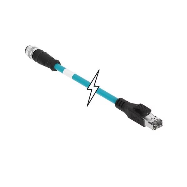 MIC 4P M/MP ST/RJ45 D-CODED 10M, Molex, Mfr#: 1300480306