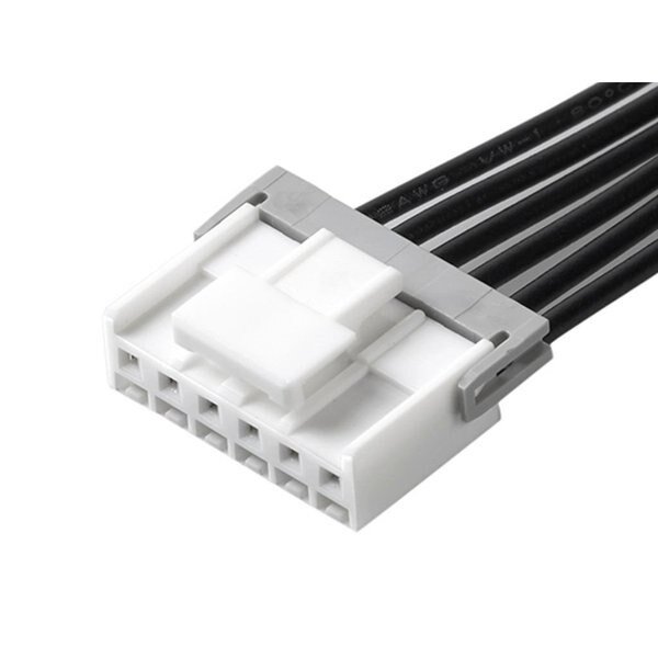 Rectangular Cable Assemblies Mini-Lock Cbl 2.5Mm P F-F 300Mm 6Ckts, Molex, Mfr#: 151370603