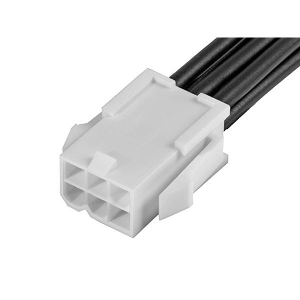 Mini-Fit Jr. Male-To-Pigtail Off-The-Shelf (Ots) Cable Assembly, Dual Row, Molex, Mfr#: 2153281063