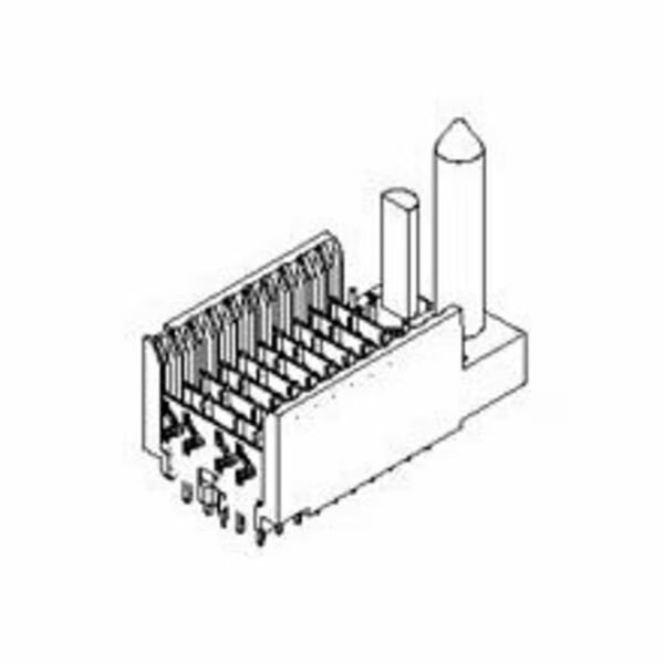 High Speed / Modular Connectors Hsd 5 Row Shield End 5 Row Shield End Bp, Molex, Mfr#: 746971002