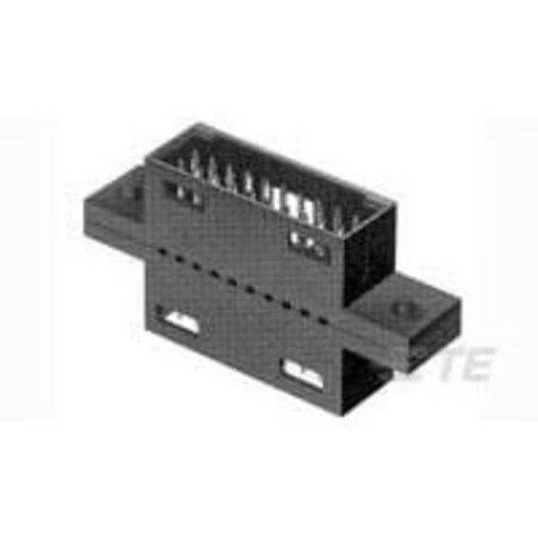 24 MODII HDR DRST SHRD .100CL, Te Connectivity, Mfr#: 87605-8
