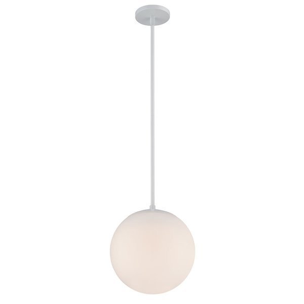 Niveous 10in LED Pendant 3000K in White, Dweled, Mfr#: PD-523