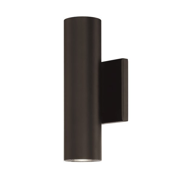 Caliber Up or Down LED Indoor and Outdoor Wall Light 3000K in Bronze, Dweled, Mfr#: WS-W366