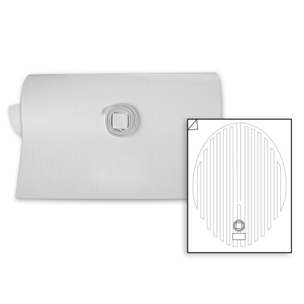Mirror Defogger 18in x 26in Oval, Warmlyyours, Mfr#: FFM-1826OV