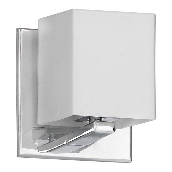 Polished Chrome One Light Ada Compliant Bathroom Sconce