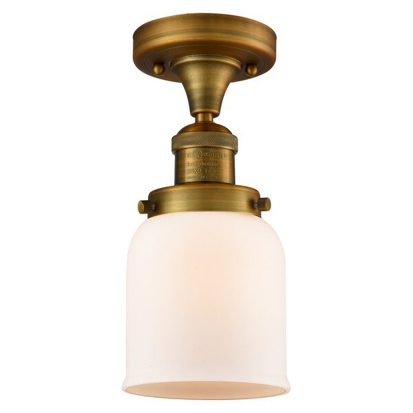 One Light Vintage Dimmable Led Semi-Flush Mount, 533885