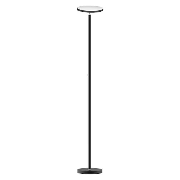 Led Torchier, Satin Black Finish, 580535