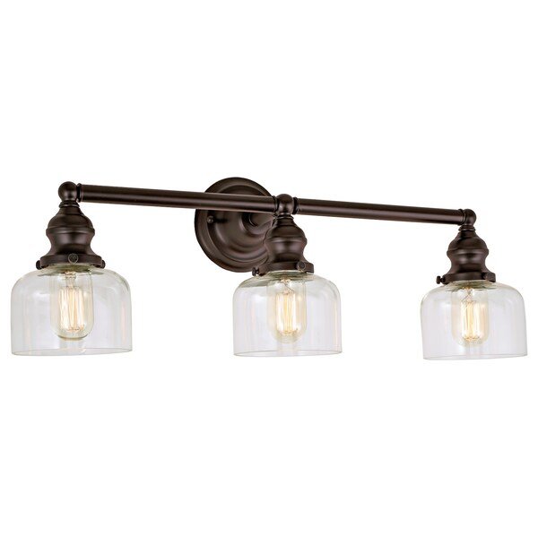Union Square Three Light Shyra Bathroom Wall Sconce