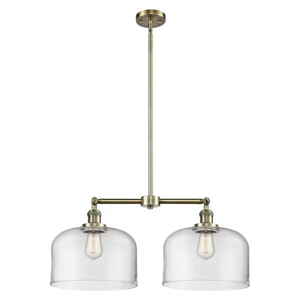 2 Light Large Bell 22 Inch Chandelier, 694439
