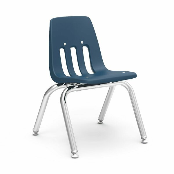 9000 Series 12" Classroom Chair, Preschool - 1st Grade with Nylon Glides - Navy Seat, Virco, Mfr#: 9012