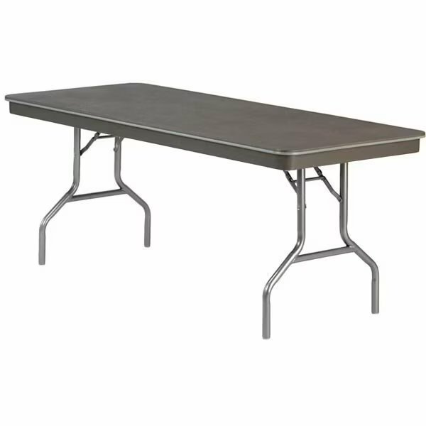 Core-a-Gator® Series Lightweight, Institutional Strength Folding Table 30" X 96" Rectangle-Greystone, Virco, Mfr#: 613096