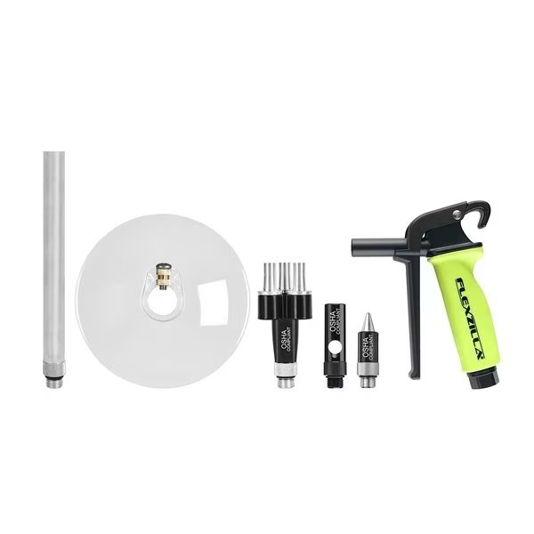 X3 Blow Gun Kit, 6-Piece, Flexzilla, Mfr#: AG1200FZKIT
