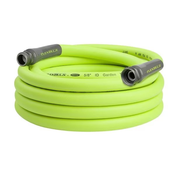 Garden Hose, 5/8" x 25, 3/4" - 11 1/2 G, Flexzilla, Mfr#: HFZG525YW-E
