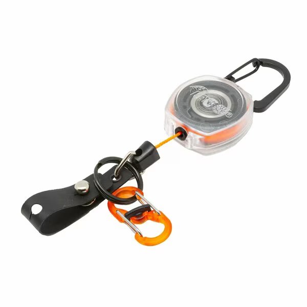 Sidekick, Clr/Org 24in Cord Made W/ DuPont Kevlar, Carabiner, Microlock Key Holder, Key Fob Strap, POLY, Key-Bak, Mfr#: 0KB2-0D254