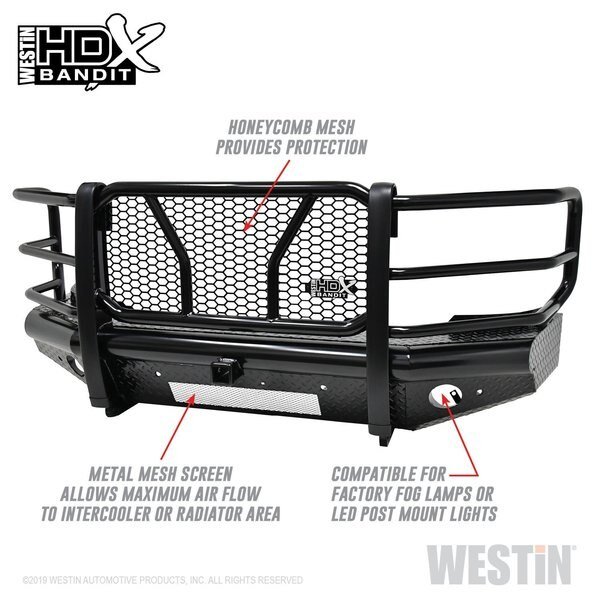 HDX Bandit Front Bumper, Westin, Mfr#: 58-31155