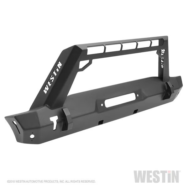WJ2 Stubby Front Bumper w/LED Light Bar Mount, Westin, Mfr#: 59-80085