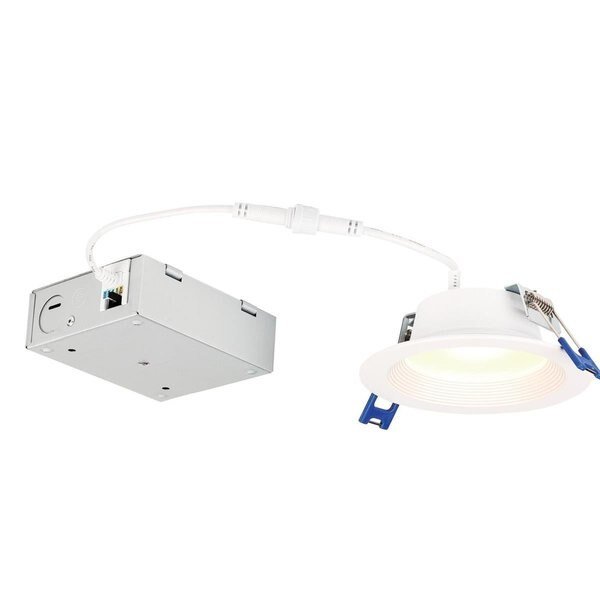 Recessed Down-Light LED Dmbl Deep Baffle 12W 120V Clear Temp Slct 4In White, Westinghouse, Mfr#: 5237000