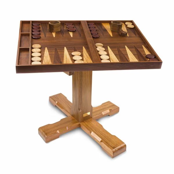 Backgammon/Checkerboard Stand, Whitecap Teak, Mfr#: 60092
