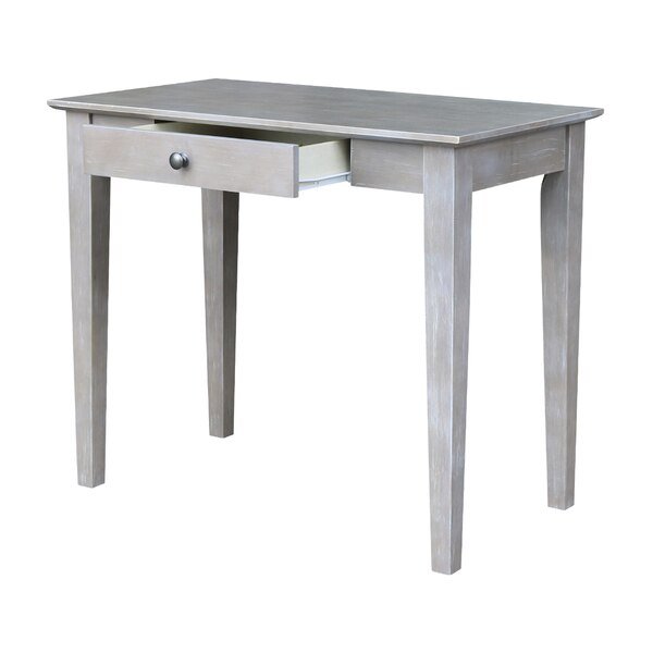 Rectangle Writing Table, 36 X 20 X 30, Wood Washed Gray Taupe, International Concepts, Mfr#: OF09-49