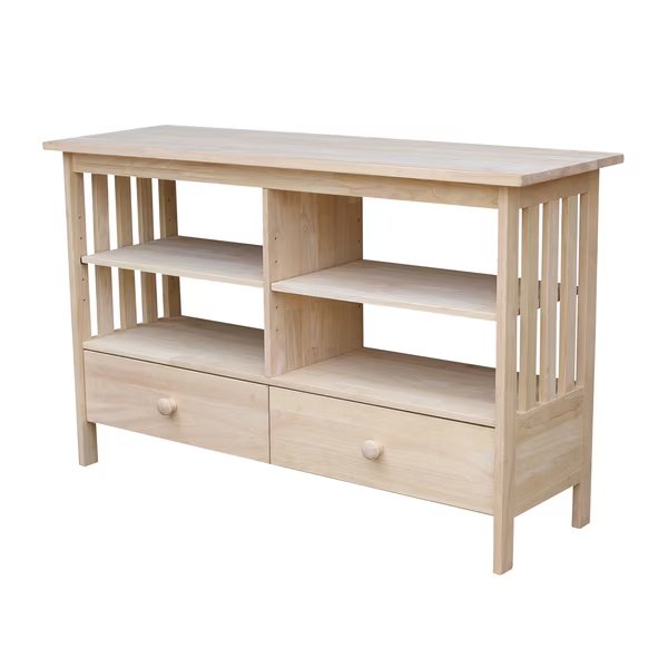 Mission EnteRTAinment/ TV Stand, Unfinished, International Concepts, Mfr#: TV-31