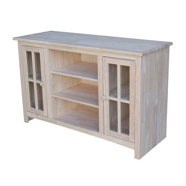 EnteRTAinment / TV Stand, with 2 Doors, 48", Unfinished, International Concepts, Mfr#: TV-34