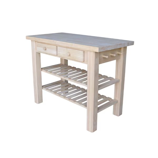 Kitchen Island, Unfinished, International Concepts, Mfr#: WC-4824