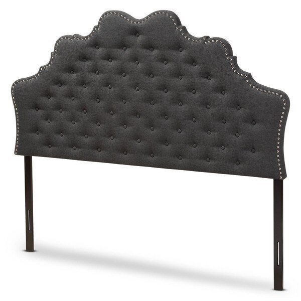 Hilda Modern Dark Grey Queen Size Headboard, Baxton Studio, Mfr#: 142-7758