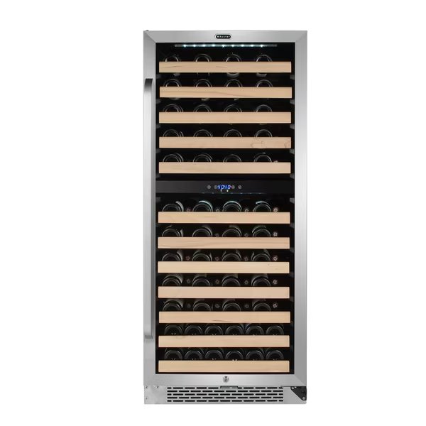 Built-in Stainless Steel Dual Zone Compressor Wine Refrigerator, Whynter, Mfr#: BWR-0922DZ