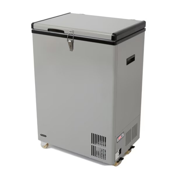 95 Qt Portable Wheeled Freezer with Door Alert and 12v Option, Whynter, Mfr#: FM-951GW