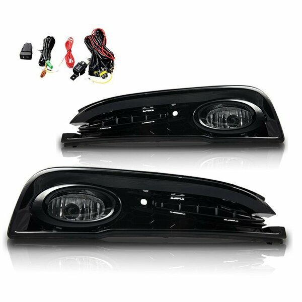 Fog Lights - Clear - Wiring Kit Included, Winjet, Mfr#: CFWJ-0358-C