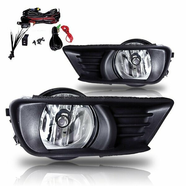 Fog Lights - Clear - Wiring Kit Included, Winjet, Mfr#: CFWJ-0109-C
